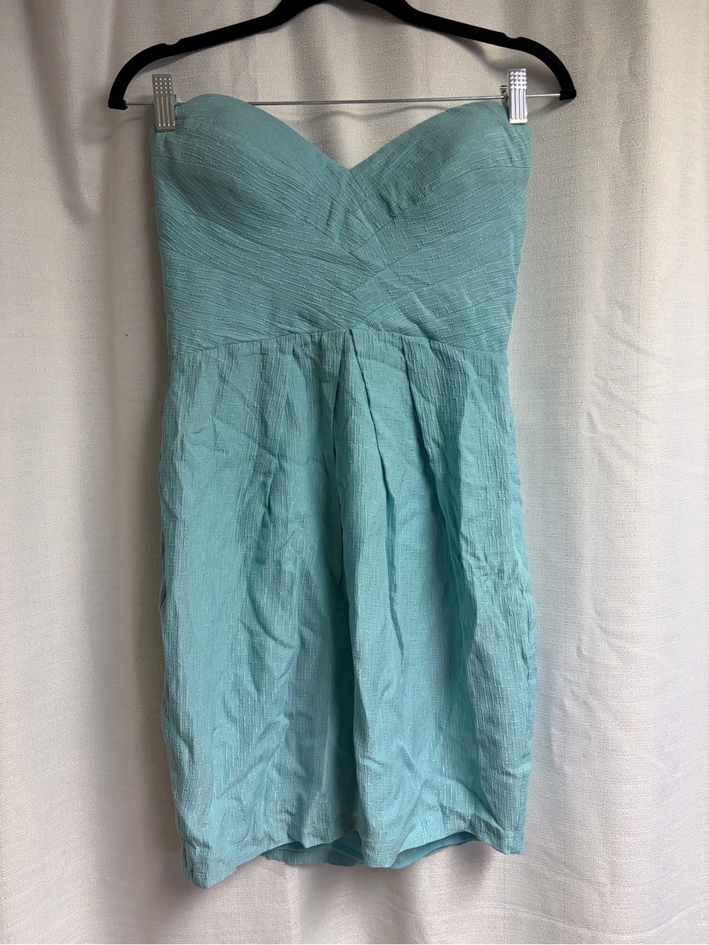 Light Blue Strapless Dress
